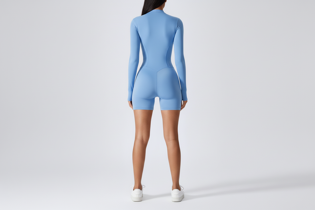Back view - baby blue