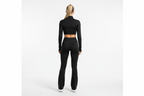 Black activewear back view landscape