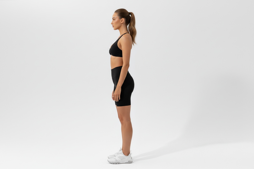 Black side view landscape