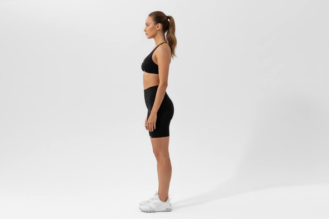 Black side view landscape