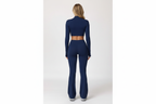 Navy activewear back view landscape