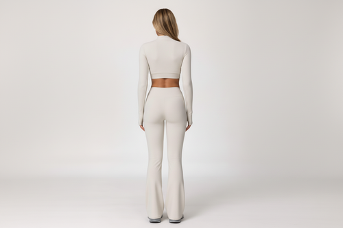 White activewear back view landscape